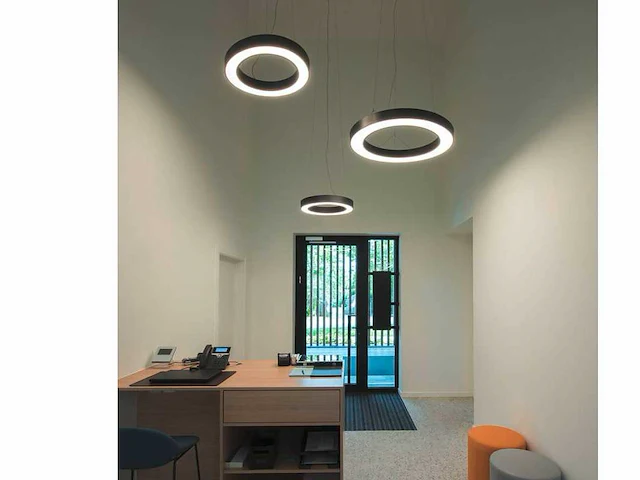 4 x solo arena 54 led pendellamp zwart - afbeelding 7 van  9