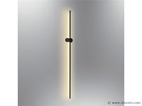 4 x solo baston led wandlamp zwart - afbeelding 5 van  9