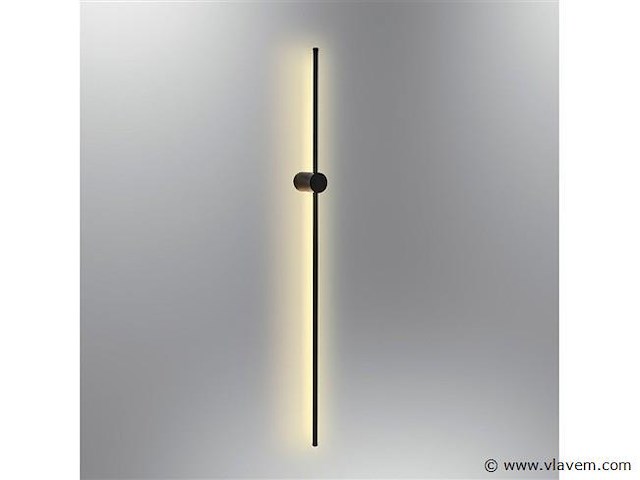4 x solo baston led wandlamp zwart - afbeelding 5 van  9