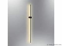 4 x solo baston led wandlamp zwart - afbeelding 5 van  9
