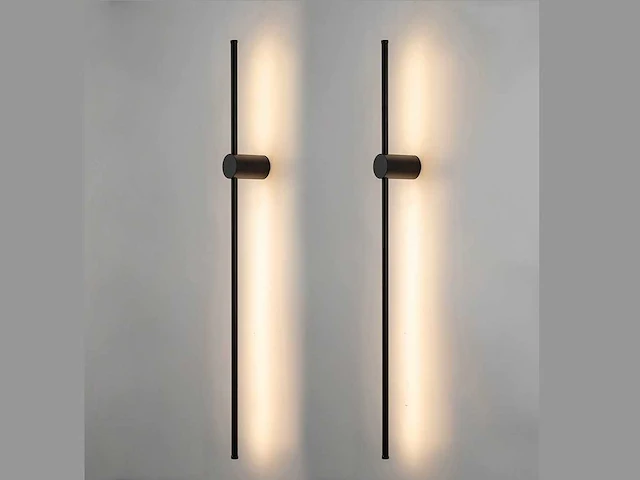 4 x solo baston led wandlamp zwart - afbeelding 1 van  9