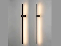 4 x solo baston led wandlamp zwart - afbeelding 1 van  9