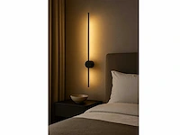 4 x solo baston led wandlamp zwart - afbeelding 8 van  9