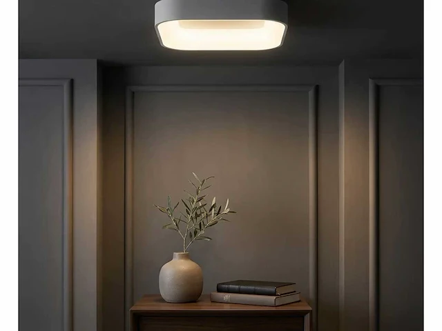 4 x squared plafond lamp wit - afbeelding 4 van  6