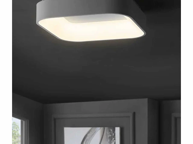 4 x squared plafond lamp wit - afbeelding 5 van  6