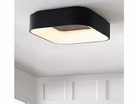 4 x squared plafond lamp zwart - afbeelding 4 van  6