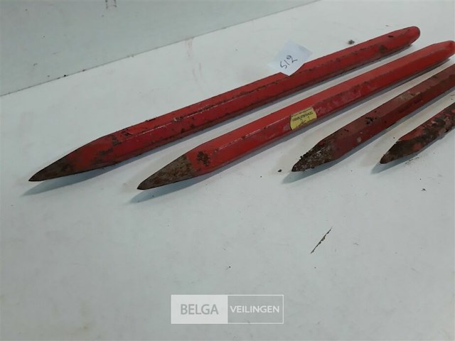 4 x steenbeitel punt 20-40 cm - afbeelding 1 van  3