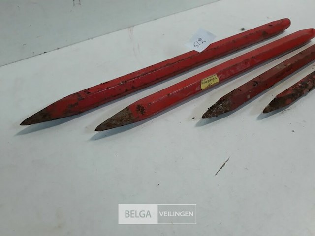 4 x steenbeitel punt 20-40 cm - afbeelding 2 van  3