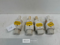 4 x stekker 3xplat porseleinen kop - afbeelding 1 van  3