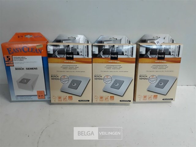 4 x stofzuigzak 4 stuks bosch-siemens - afbeelding 2 van  3