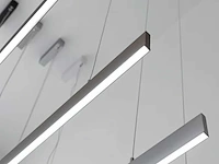 4 x sub minimal up/down pendel armatuur zilver grijs - afbeelding 3 van  9