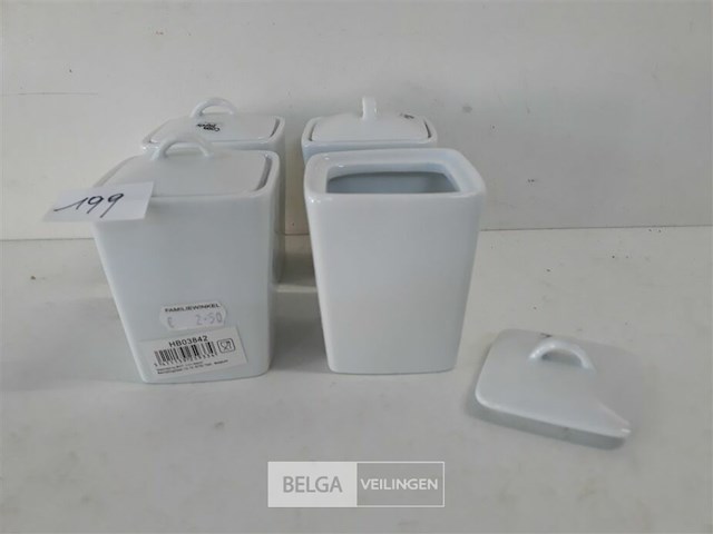 4 x suikerpot - afbeelding 3 van  3