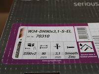 4 x sympafix nagel en gas verzinkt, glad w34-dh90x3,1-s-el (2200 st) - afbeelding 2 van  3