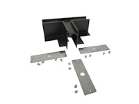 4 x t-connector voor inbouw magnetische rail – 48v – horizontaal - afbeelding 2 van  4