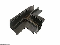 4 x t-connector voor inbouw magnetische rail – 48v – horizontaal - afbeelding 2 van  5