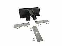 4 x t-connector voor inbouw magnetische rail – 48v – horizontaal - afbeelding 1 van  3