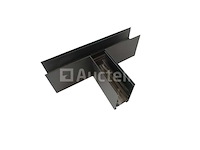 4 x t-connector voor opbouw magnetische rail – 48v – horizontaal - afbeelding 1 van  4