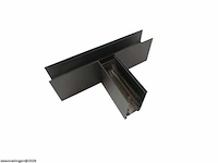4 x t-connector voor opbouw magnetische rail – 48v – horizontaal - afbeelding 2 van  5