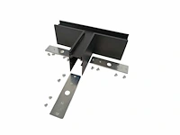 4 x t-connector voor opbouw magnetische rail – 48v – horizontaal - afbeelding 3 van  4