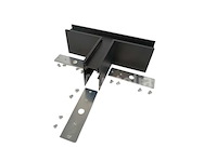 4 x t-connectoren voor blootgestelde magnetische rails – 20 mm – horizontaal - afbeelding 4 van  4