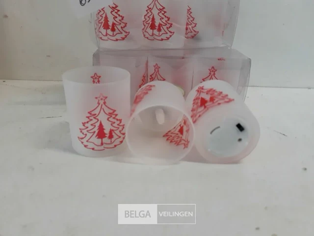 4 x t-licht in pvc potje 3 stuks op batterij - afbeelding 3 van  3