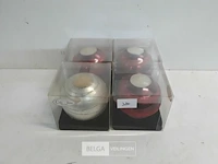 4 x t-lichthouder bal 10 cm - afbeelding 2 van  3