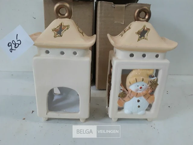4 x t-lichthuisje lantaarn 17 cm - afbeelding 3 van  3