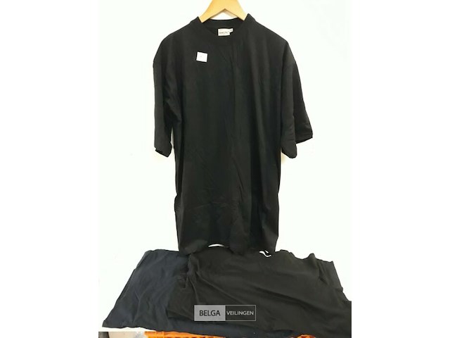4 x t-shirt xxxl 2xblauw + 2xzwart - afbeelding 2 van  3