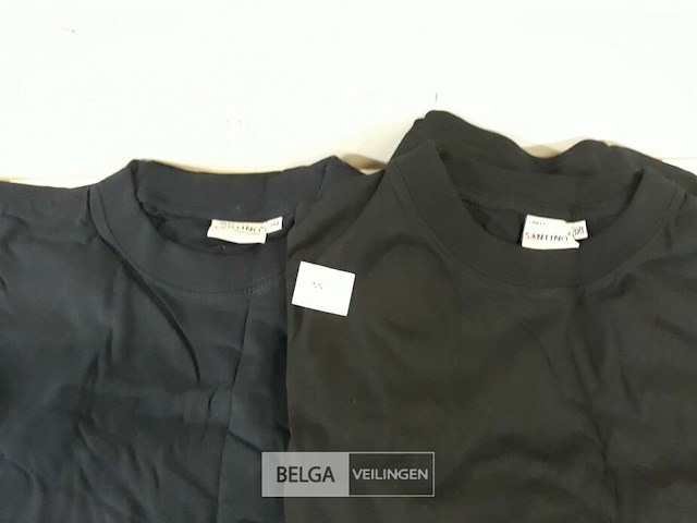 4 x t-shirt xxxl 2xblauw + 2xzwart - afbeelding 3 van  3