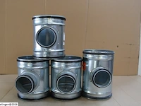 4 x t-stuk 90° ø160x80 met dichting - afbeelding 3 van  3