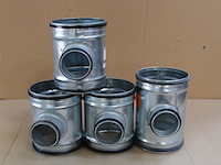 4 x t-stuk 90° ø160x80 met dichting - afbeelding 1 van  2