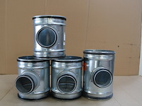 4 x t-stuk 90° ø160x80 met dichting - afbeelding 2 van  2