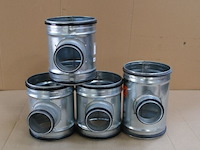 4 x t-stuk 90° ø160x80 met dichting - afbeelding 2 van  4
