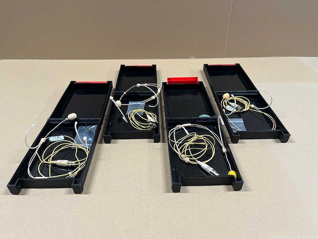 4 x t.bone o shure omnidirectional headmic (ta4f) - afbeelding 1 van  5