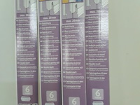 4 x tochtstrip deur met rubber strip bruin - afbeelding 3 van  3