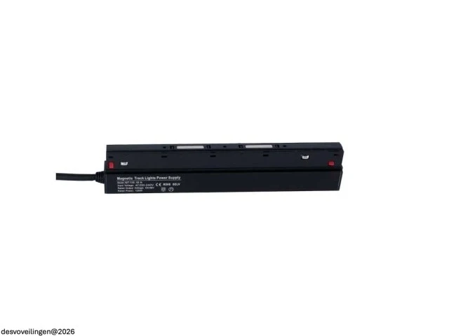 4 x transformator voor magnetische rail – 48v – 100w – zwart - afbeelding 3 van  6