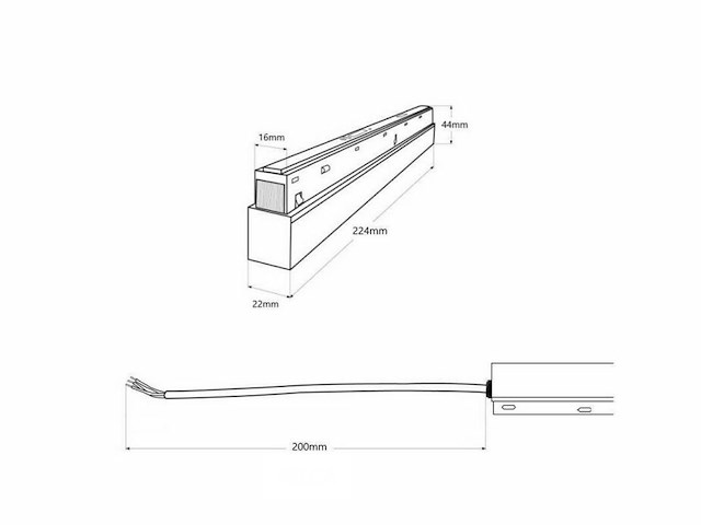 4 x transformator voor magnetische rail – 48v – 100w – zwart - afbeelding 6 van  6