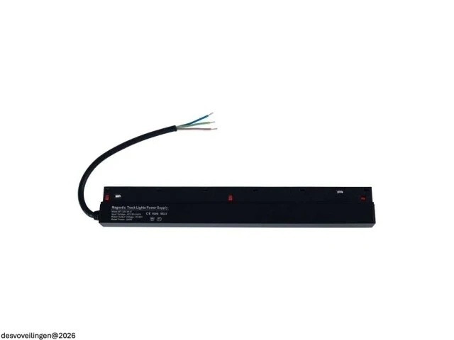 4 x transformator voor magnetische rail – 48v – 200w – zwart - afbeelding 3 van  6
