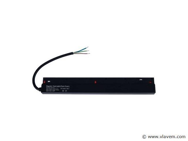 4 x transformator voor magnetische rail – 48v – 200w – zwart - afbeelding 2 van  5