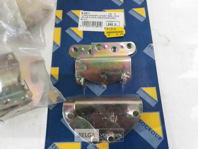 4 x tuimelraam spillenset 80 mm - afbeelding 3 van  3