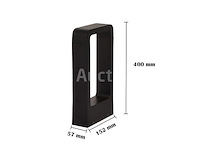 4 x tuinlamp – 40 cm –7w led – 3000k warm wit – ip54 – sla-01 - afbeelding 4 van  4