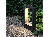 4 x tuinlamp – 40 cm –7w led – 3000k warm wit – ip54 – sla-01 - afbeelding 4 van  5