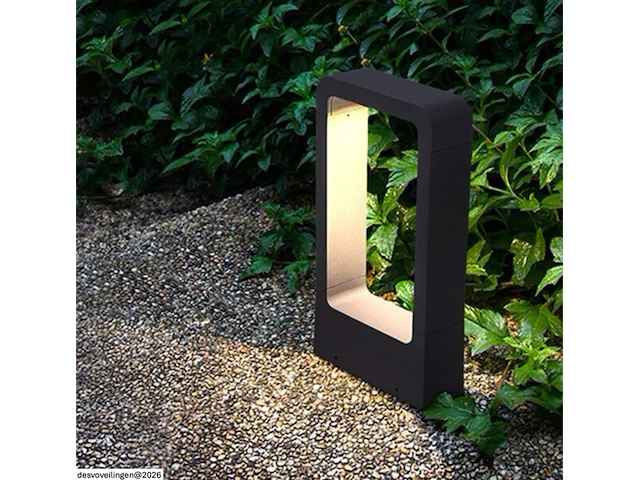 4 x tuinlamp – 40 cm –7w led – 3000k warm wit – ip54 – sla-01 - afbeelding 4 van  5