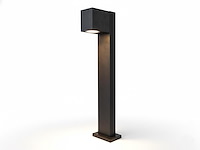 4 x tuinlamp 50cm gu10 fitting zand zwart waterdicht - afbeelding 1 van  9