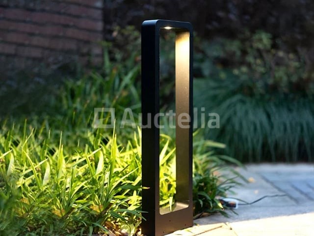 4 x tuinlamp – 60 cm – 7w led – 3000k warm wit – ip54 – zwart – sla-01 - afbeelding 3 van  5