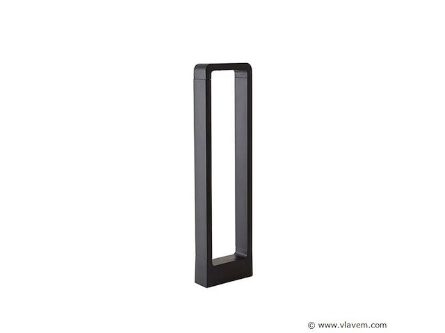 4 x tuinlamp – 60 cm – 7w led – 3000k warm wit – ip54 – zwart – sla-01 - afbeelding 4 van  5