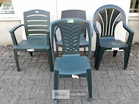 4 x tuinstoel pvc 4 verschillende - afbeelding 2 van  3