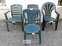 4 x tuinstoel pvc 4 verschillende - afbeelding 1 van  3