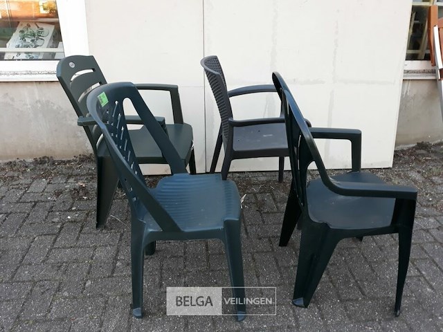 4 x tuinstoel pvc 4 verschillende - afbeelding 3 van  3