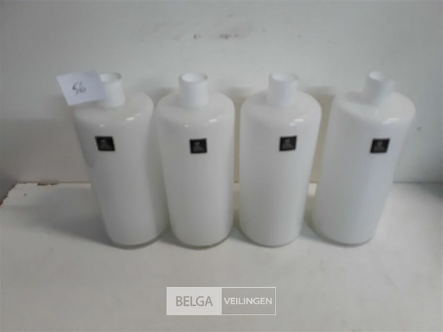 4 x vaas wit 18 cm - afbeelding 1 van  3